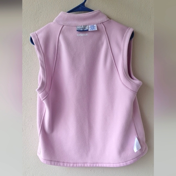 Reebok Women's Top Vest Full Zip Pink Color Size L - Picture 6 of 10